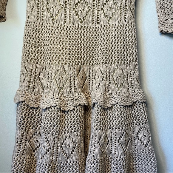 Moda International Cotton Crocheted Dress - Picture 4 of 7